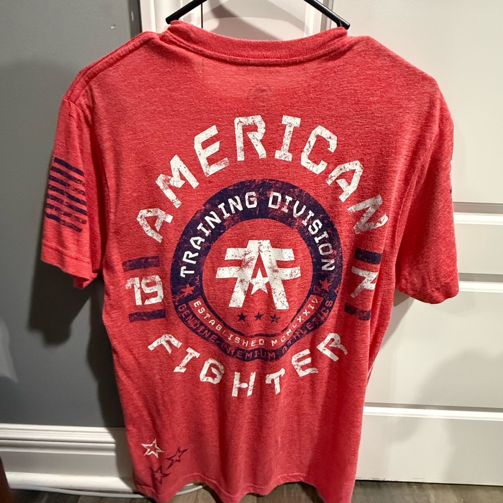 American Fighter Red Graphic Tee
